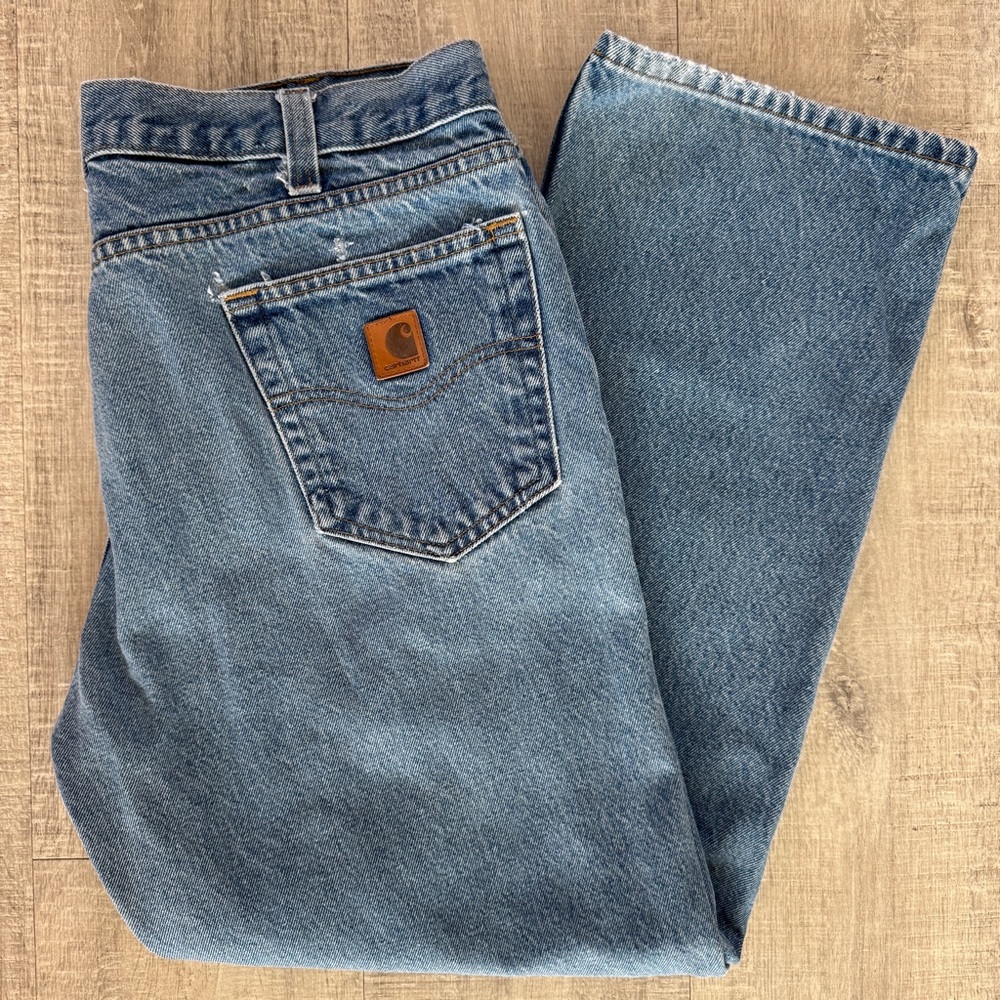 Vintage Carhartt Men's Relaxed Fit Denim Jeans 38X30